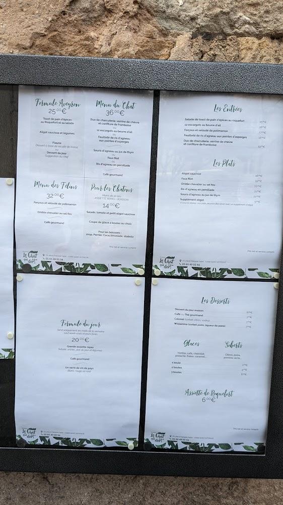 Le Chat Qui Dort - Menu Image 1