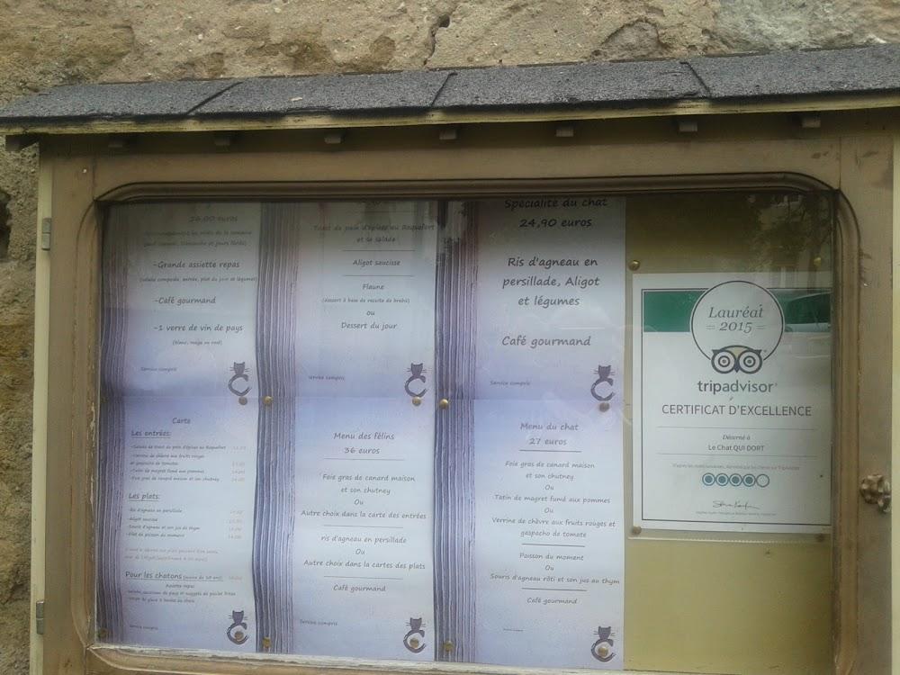 Le Chat Qui Dort - Menu Image 3