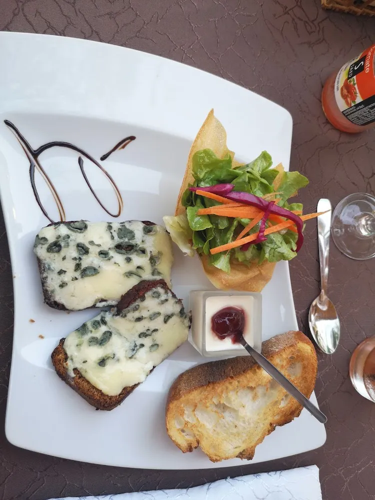 Tartine de Pain d'épice Roquefort